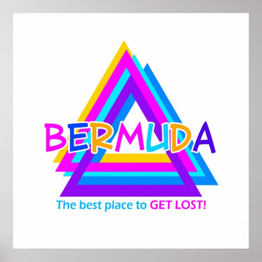 BERMUDA TRIANGLE POSTER (Voorkant)