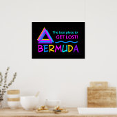 BERMUDA TRIANGLE POSTER (Keuken)