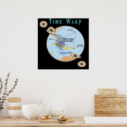 Bermuda Triangle Poster (Keuken)