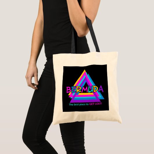BERMUDA TRIANGLE-tas - kies stijl en kleur Tote Bag (Voorkant (product))