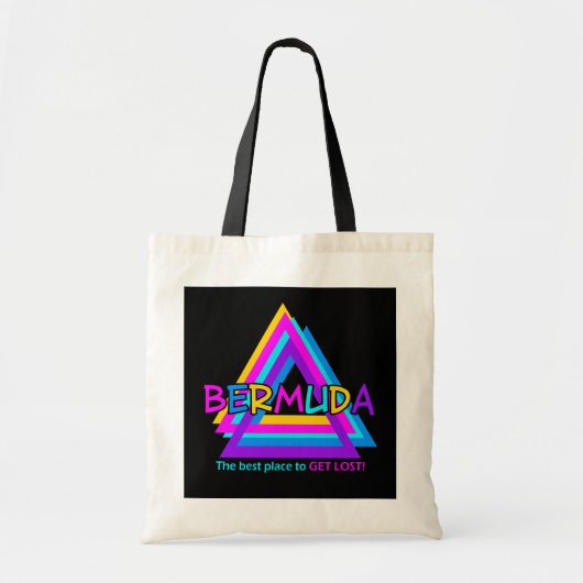 BERMUDA TRIANGLE-tas - kies stijl en kleur Tote Bag (Voorkant)