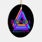 BERMUDA TRIANGLE-versiering - pas aan Keramisch Ornament (Rechts)