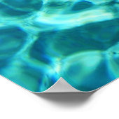 Bermuda Tropical Beach Blue Ocean Travel Photo Poster (Hoek)