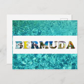 Bermuda Tropical Beach Blue Ocean Travel Photos Briefkaart (Voorkant / Achterkant)