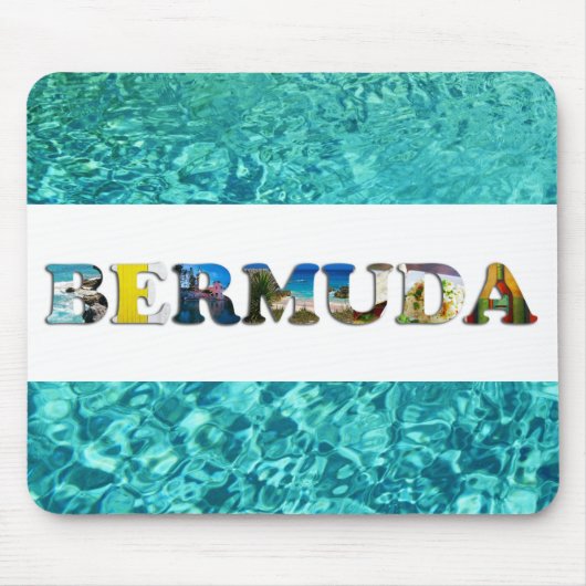 Bermuda Tropical Beach Blue Ocean Travel Photos Muismat (Voorkant)