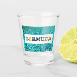 Bermuda Tropical Beach Blue Ocean Travel Photos Shot Glas
