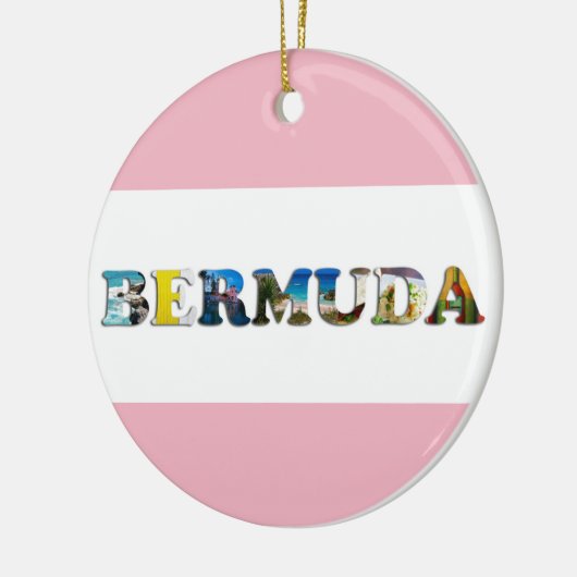 Bermuda Tropical Beach Travel Keramisch Ornament (Links)
