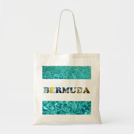 Bermuda Tropical Blue Ocean Travel Photos Tote Bag (Voorkant)