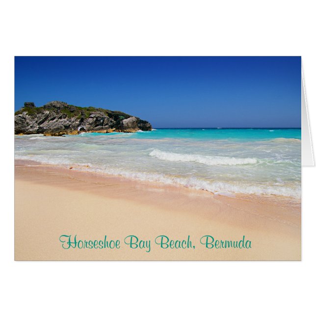 Bermuda Tropisch roze zandbak foto (Voorkant Horizontaal)