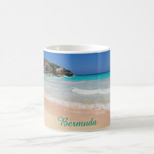 Bermuda Tropisch roze zandbak foto Koffiemok