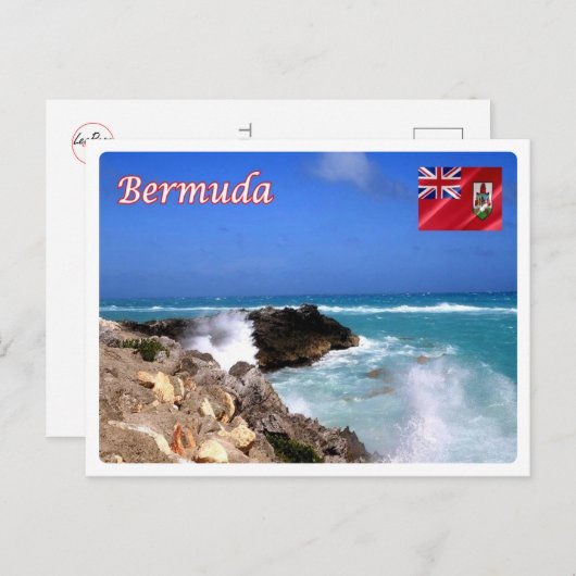Bermuda - Tropisch Storm Jose - Briefkaart (Voorkant / Achterkant)