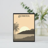  bermuda Tropisch strand Ocean Travel Briefkaart (Staand voorkant)