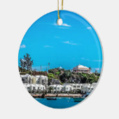 Bermuda Uitzicht Keramisch Ornament (Links)