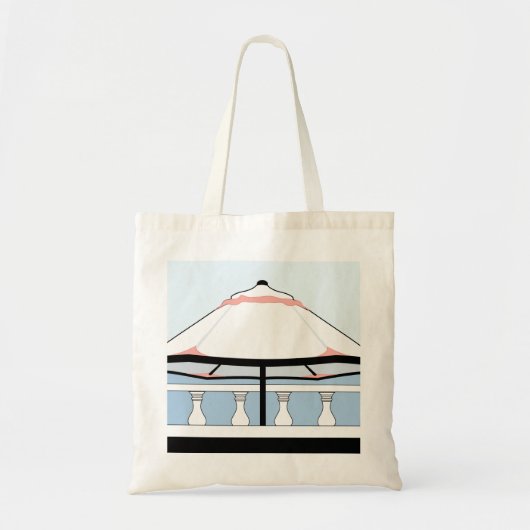 Bermuda Umbrella Tote Bag (Voorkant)
