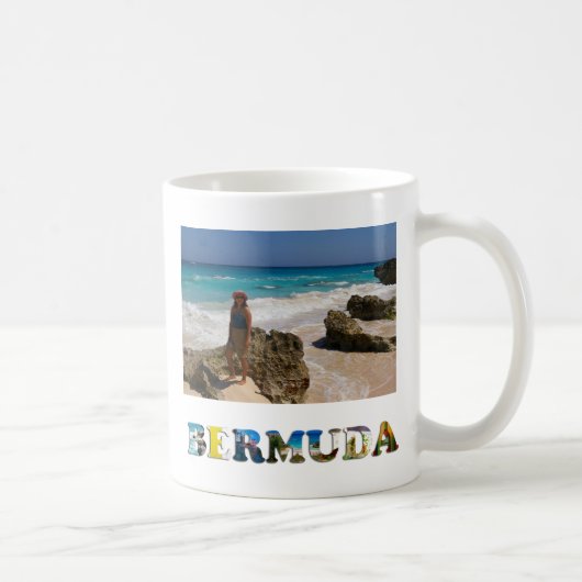 Bermuda Vacation Travel Foto Creëer Your Ewn Koffiemok (Rechts)