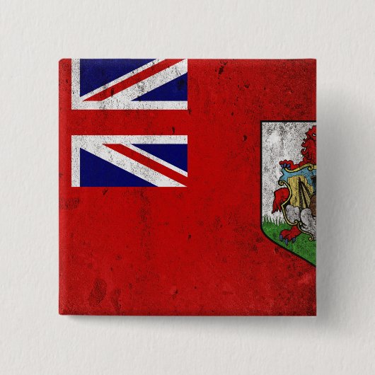 Bermuda Vierkante Button 5,1 Cm (Voorkant)