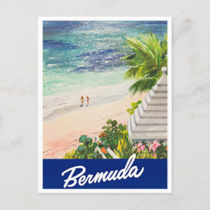 Bermuda vintage-briefkaart briefkaart