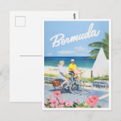 Bermuda vintage-briefkaart briefkaart (Voorkant / Achterkant)