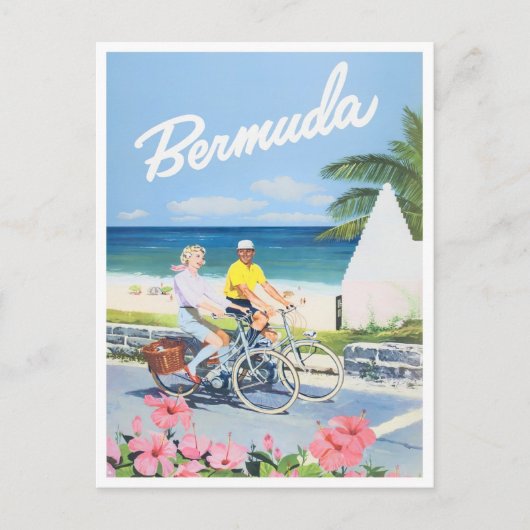 Bermuda vintage-briefkaart briefkaart (Voorkant)