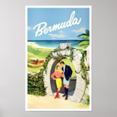 Bermuda vintage poster (Voorkant)