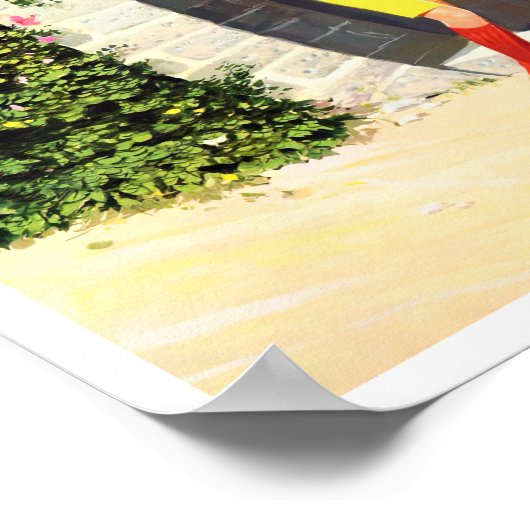 Bermuda vintage poster (Hoek)