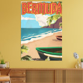 Bermuda vintage pret reizen poster print (Insitu (Woonkamer))