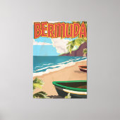 Bermuda vintage pret reizen poster print (Voorkant)