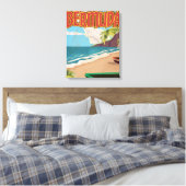 Bermuda vintage pret reizen poster print (Insitu (Slaapkamer))