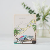 Bermuda vintage reisposter (Staand voorkant)