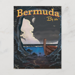 Bermuda vintage reisposter briefkaart