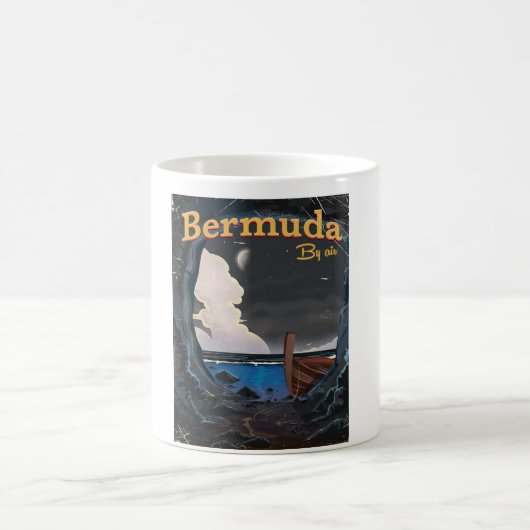 Bermuda vintage reisposter koffiemok (Center)