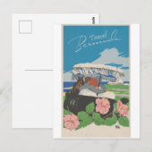 Bermuda Vintage Travel Briefkaart (Voorkant / Achterkant)