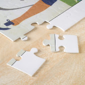 Bermuda Vintage Travel Poster Legpuzzel (Zijkant)