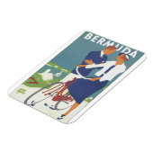 Bermuda Vintage Travel Poster Magneet (Linkerzijde)