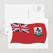 Bermuda Vlag Ansichtkaart Briefkaart (Voorkant / Achterkant)