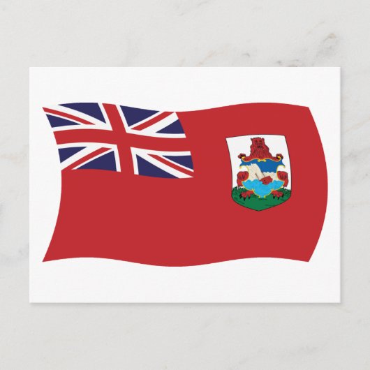 Bermuda Vlag Ansichtkaart Briefkaart (Voorkant)