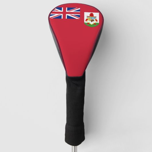 Bermuda vlag Golf Head Hoesje Golfheadcover (Voorkant)