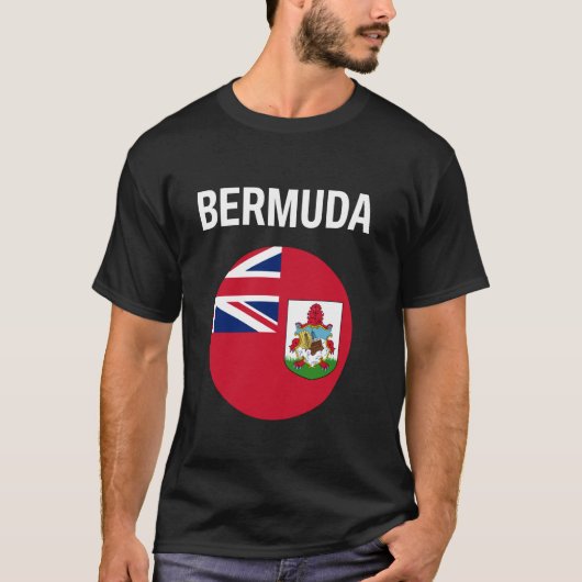 Bermuda Vlag Modern T-shirt (Voorkant)