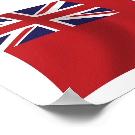 Bermuda Vlag Poster Print (Hoek)