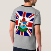 Bermuda - Vlag van hoge kwaliteit T-shirt (Achterkant)