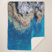 Bermuda Waters Geïnspireerd Shepa Deken (Voorkant)