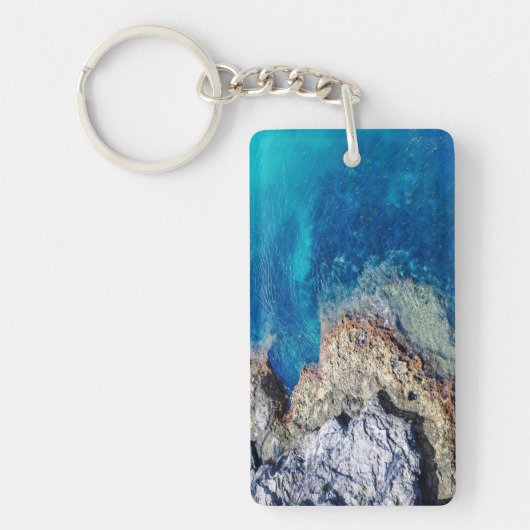 Bermuda Waters geïnspireerde Sleutelhanger (Voorkant)