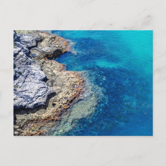 Bermuda Waters & Rocky Shoreline Briefkaart (Voorkant)