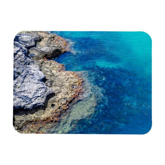 Bermuda Waters & Rocky Shoreline Magneet (Horizontaal)
