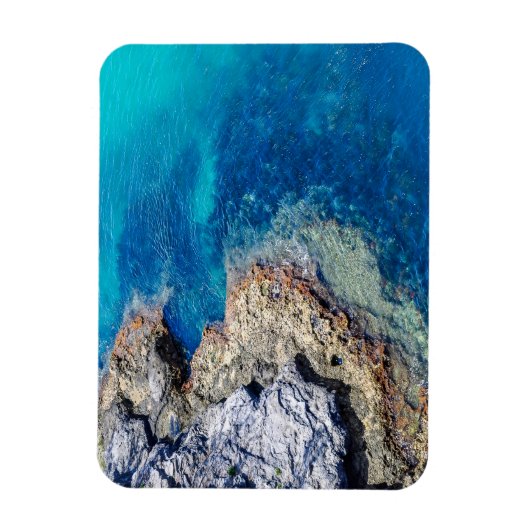 Bermuda Waters & Rocky Shoreline Magneet (Verticaal)