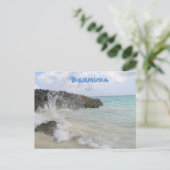 Bermuda Wave Briefkaart (Staand voorkant)
