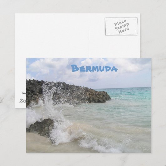 Bermuda Wave Briefkaart (Voorkant / Achterkant)