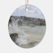 Bermuda Wave Photo Ornament (Links)