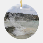 Bermuda Wave Photo Ornament (Achterkant)