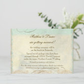 Bermuda Zee Turtle Modern Coastal Ocean Beach Save The Date (Staand voorkant)